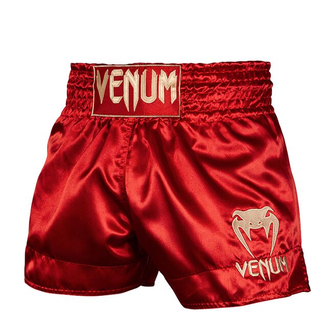 Classic Muay Thai Shorts Röd/Guld