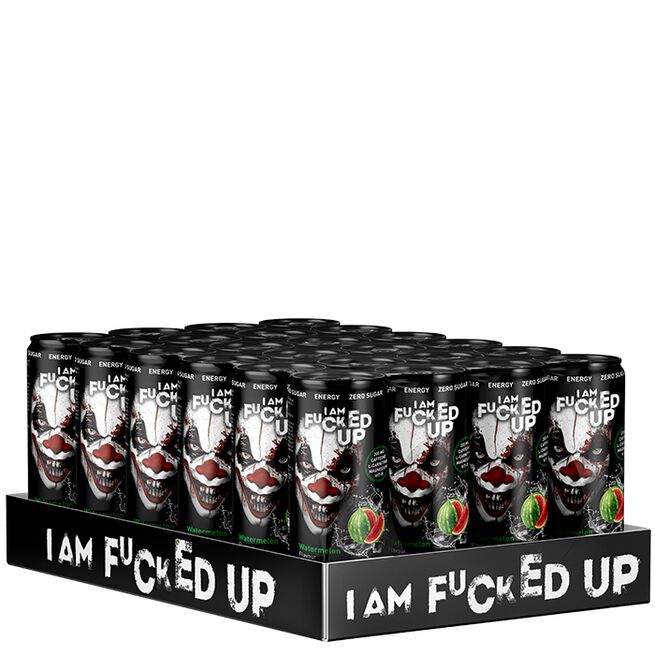 24 x I am F-cked Up PWO Drink, 330 ml Watermelon