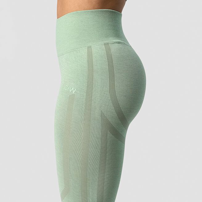Rush Seamless Tights Ljusgrön