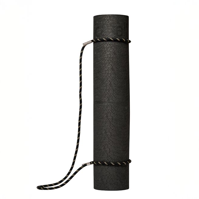 Flätad Yogamattrem Svart/Beige