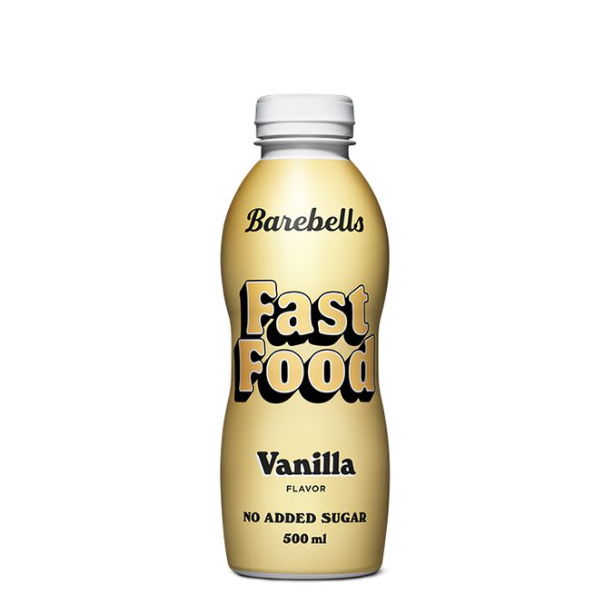 12 x Barebells Fast Food Måltidsersättning 500 ml Vanilla