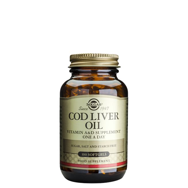 Torskleverolja Omega-3 100 kapslar