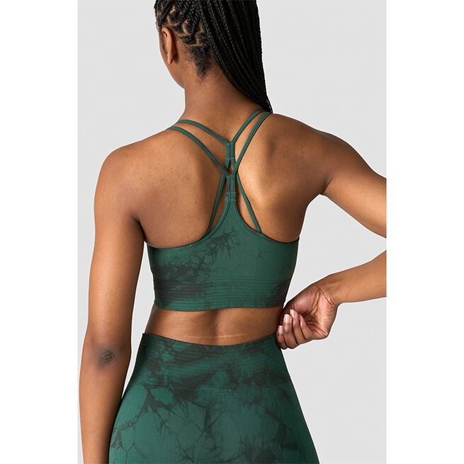 Define Seamless Tie Dye Sport-bh Grön