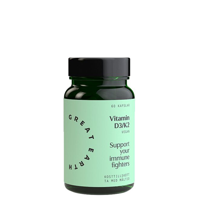 Vitamin D3/K2 Vegansk 60 kapslar