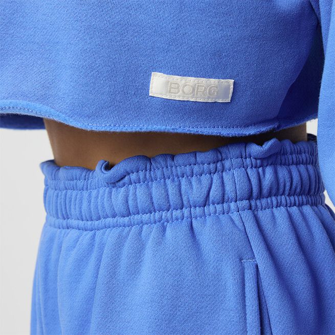 Studio Oversized Croppad Sweatshirt Marinblå