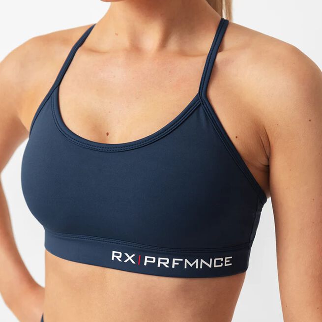 Barbara Sports Bra, Navy Blue