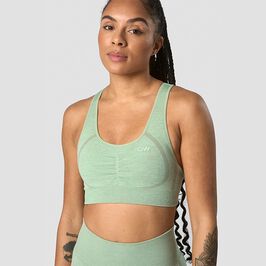 Rush Seamless Sports Bra, Ice Green Melange Rush Seamless Sport-bh Ljusgrön