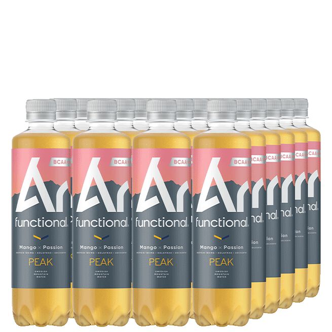 24 x Ár functional, 500 ml, PEAK Mango/Passion BCAA 