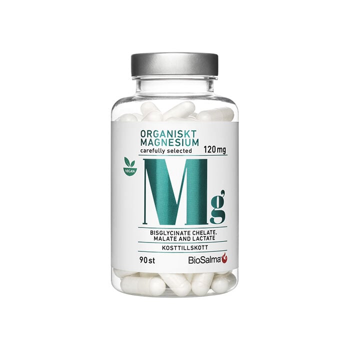 Organiskt Magnesium 120mg 90 st