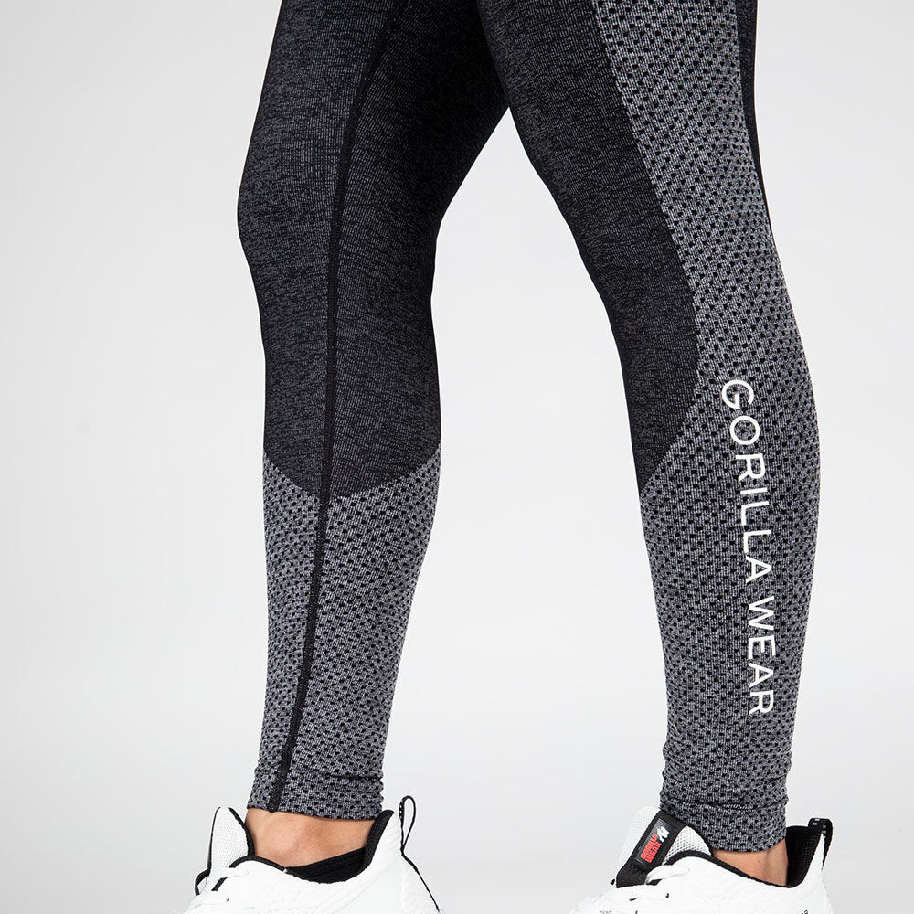 Black and sales gray leggings