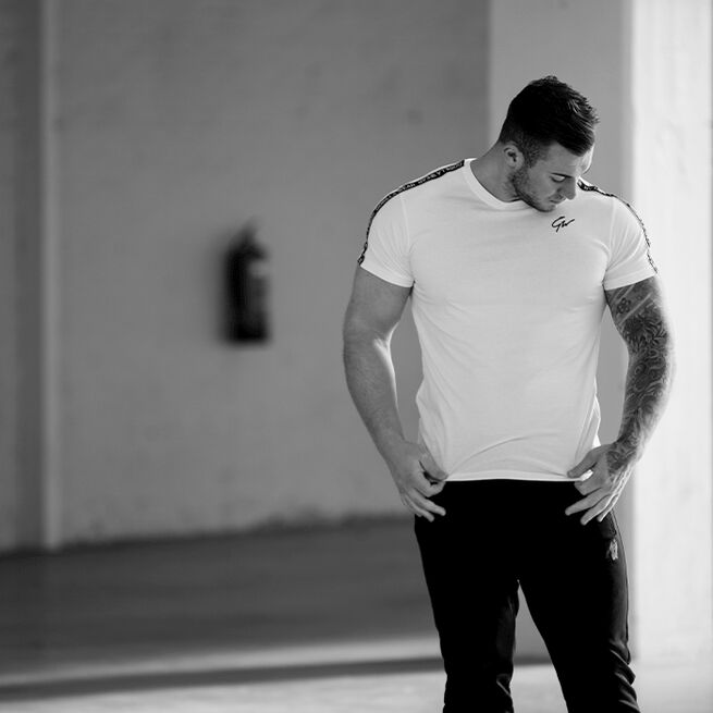 Chester T-Shirt, White/Black