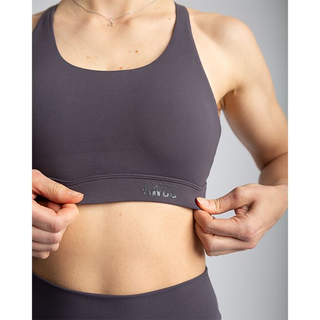 Core Sports Bra 2.0, Smoke Grey