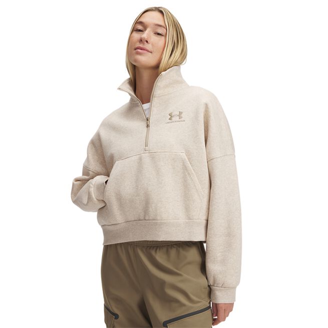 Icon Fleece OS HZ Tröja Khaki