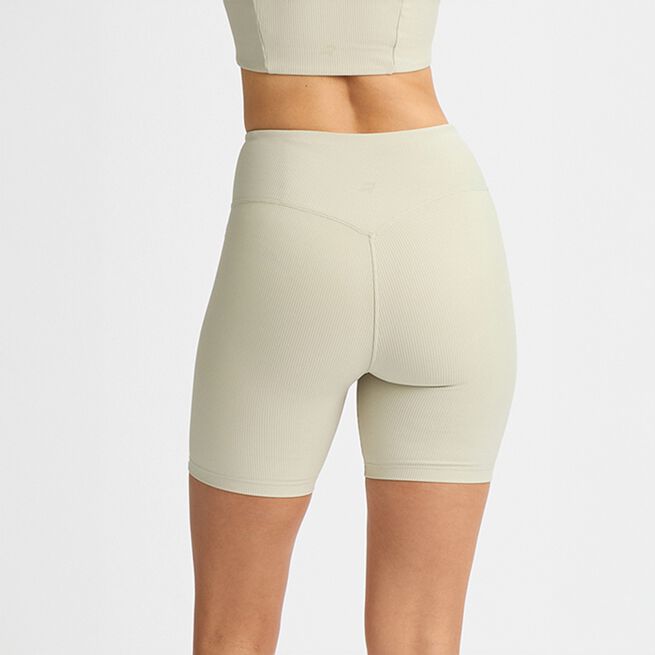 Ribbade Cykelshorts Beige