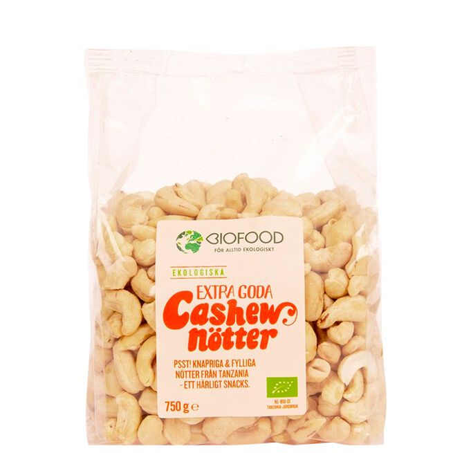 Cashewnötter Hela 750 g