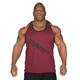 Gasp Vintage T-back, Maroon Vintage T-Back Linne Mörkröd