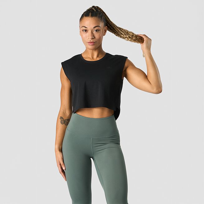 Stride Kort Träningslinne Svart