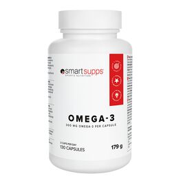 SmartSupps Omega-3, 130 kaps  Omega-3 130 kapslar