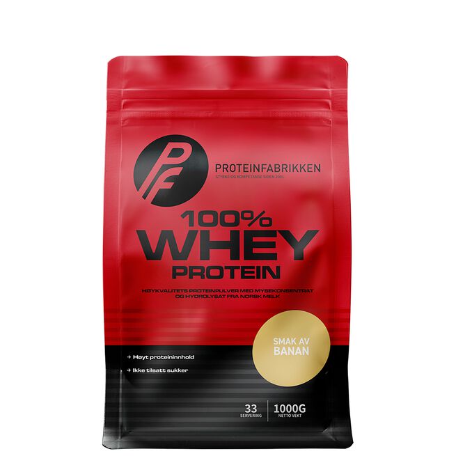 Whey 100%, 1 kg Banana