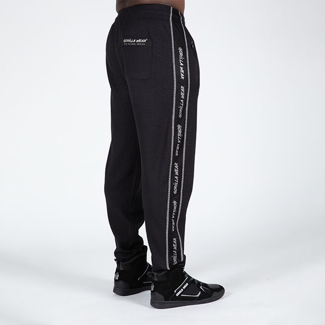 Buffalo Old School Workout Pants, Black/Grey