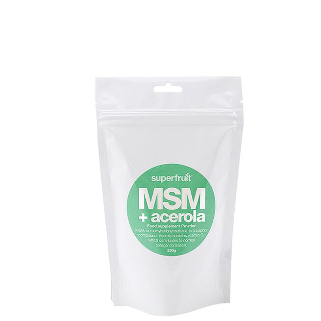 MSM + Acerola-pulver 250 g 