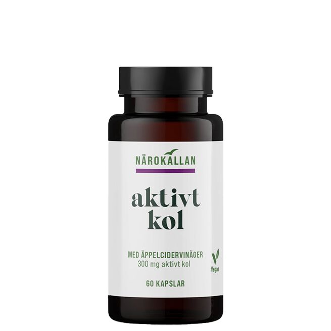 Aktivt Kol + Äppelcidervinäger 60 kapslar