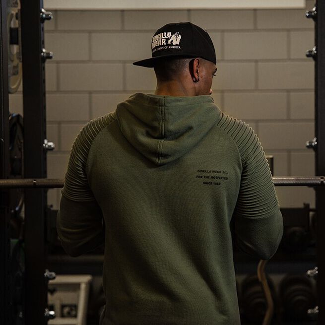 Delta Hoodie, Army Green, XXL 