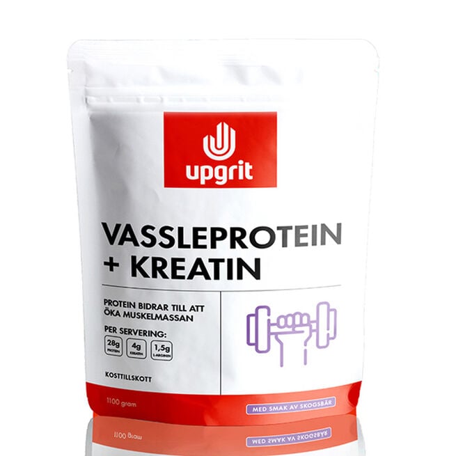 Vassleprotein + Kreatin Skogsbär 1100 g