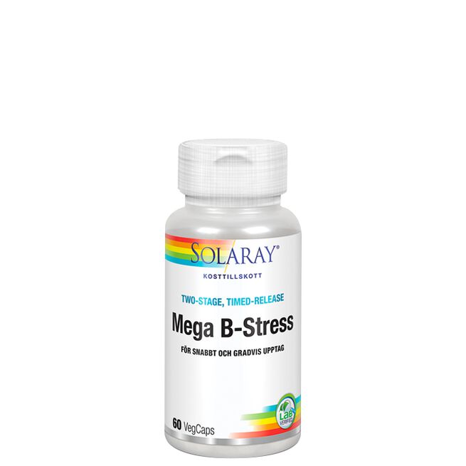 Mega B-Stress B-vitamin 60 kapslar