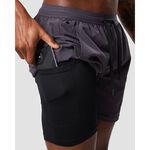 Workout 2-in-1 Shorts, Graphite, S 