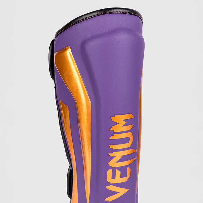 Venum Elite Shin Guards Dark Purple