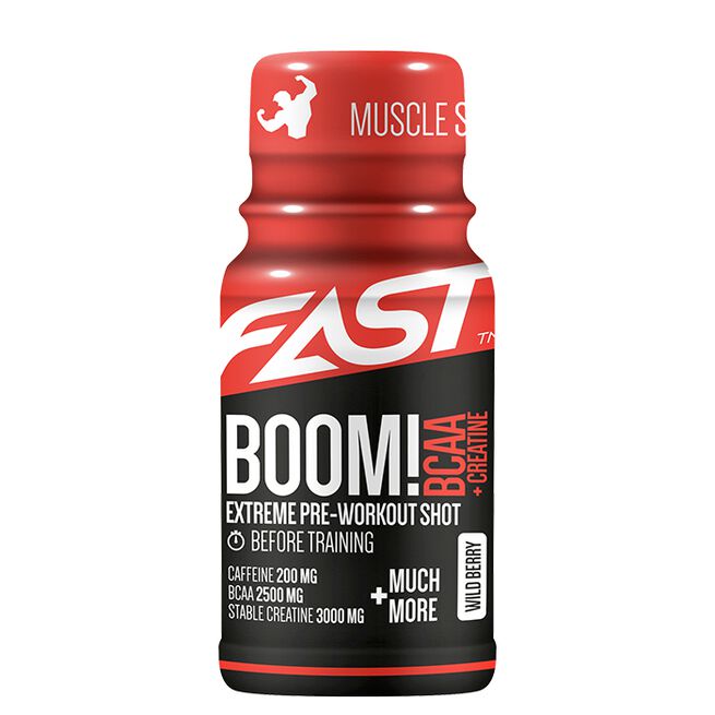 FAST Boom! BCAA shot, 60 ml, Berry Berry