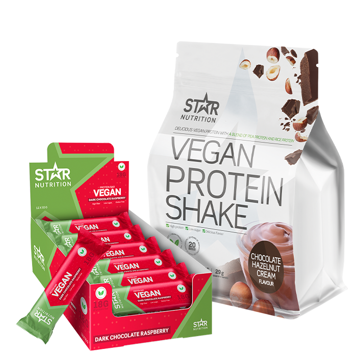 Köp Vegan Protein Shake + Vegan Protein Bar