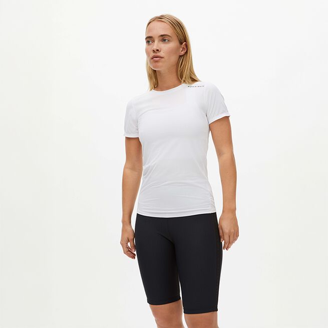 Jacquard T-shirt Vit