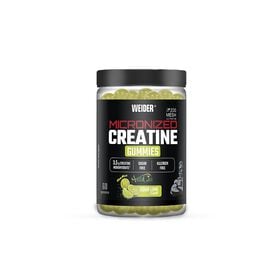 Micronized 200 Mesh Creatine 60 gummies Sour Lime
