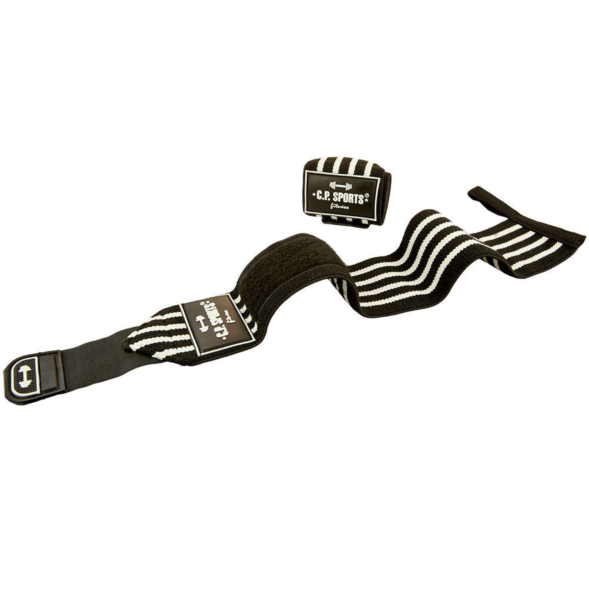 Strongman handledslindor 50 cm Svart Vit