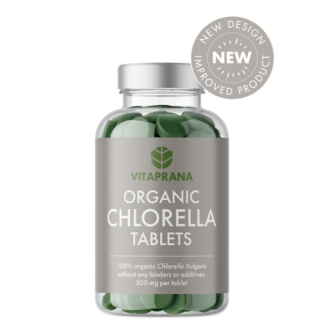 Ekologisk Chlorella, 250 tabletter 