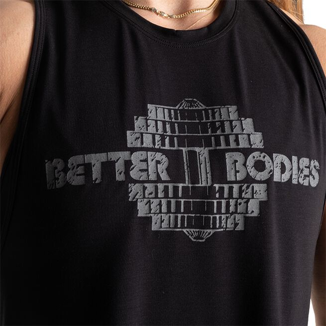 Better Bodies Empire Loose Racerback, Black