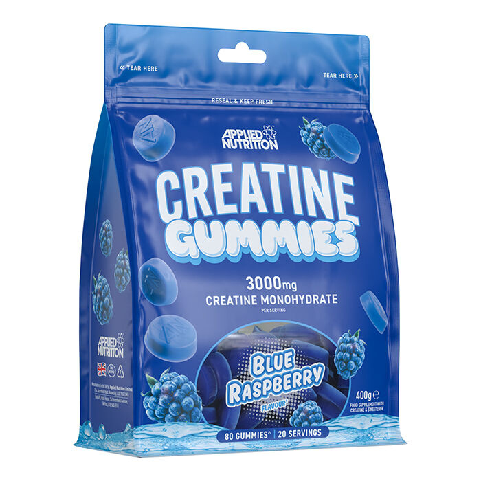 Creatine Gummies, 80 gummies Blue Raspberry