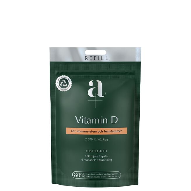 Vitamin D 180 mjuka kapslar Refill