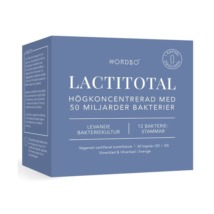LactiTotal 50 miljarder 60 kapslar