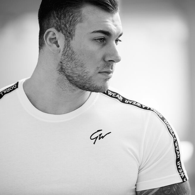 Chester T-Shirt, White/Black