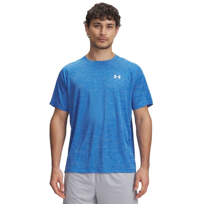 Tech Textured T-shirt Blå