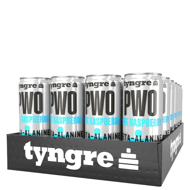 24 x Tyngre PWO 250 ml Blue Raspberry