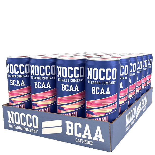 24 x NOCCO BCAA, 330 ml, Miami 