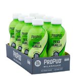 8 x ProPud Protein Milkshake, 330 ml, Pear vanilla 