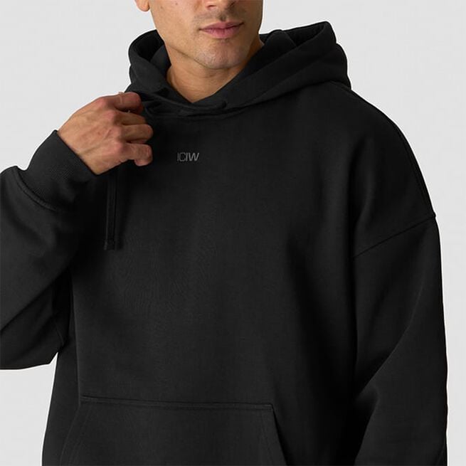 Everyday Relaxed Hoodie Svart