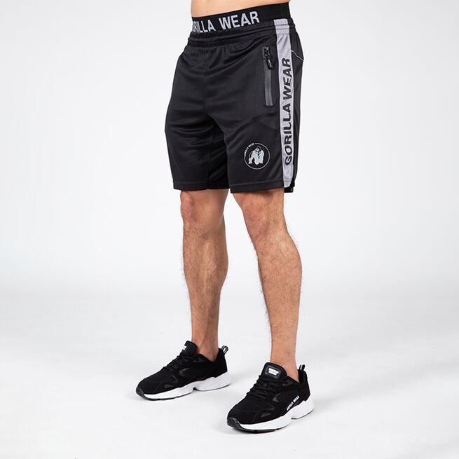 Gorilla Wear Atlanta Shorts, Black/Grey