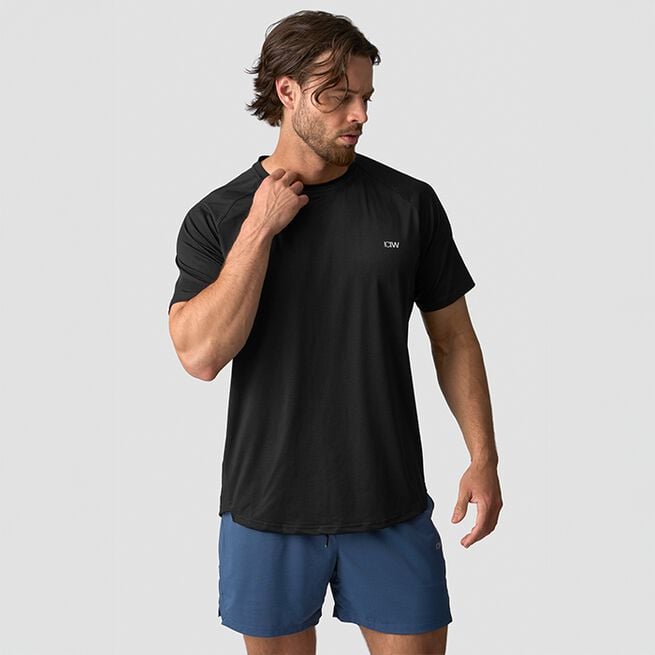 Stride Raglan T-shirt Svart