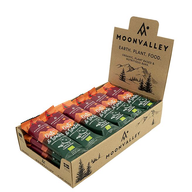 18 x Ekologiska Energibars 50 g Apple & Cinnamon